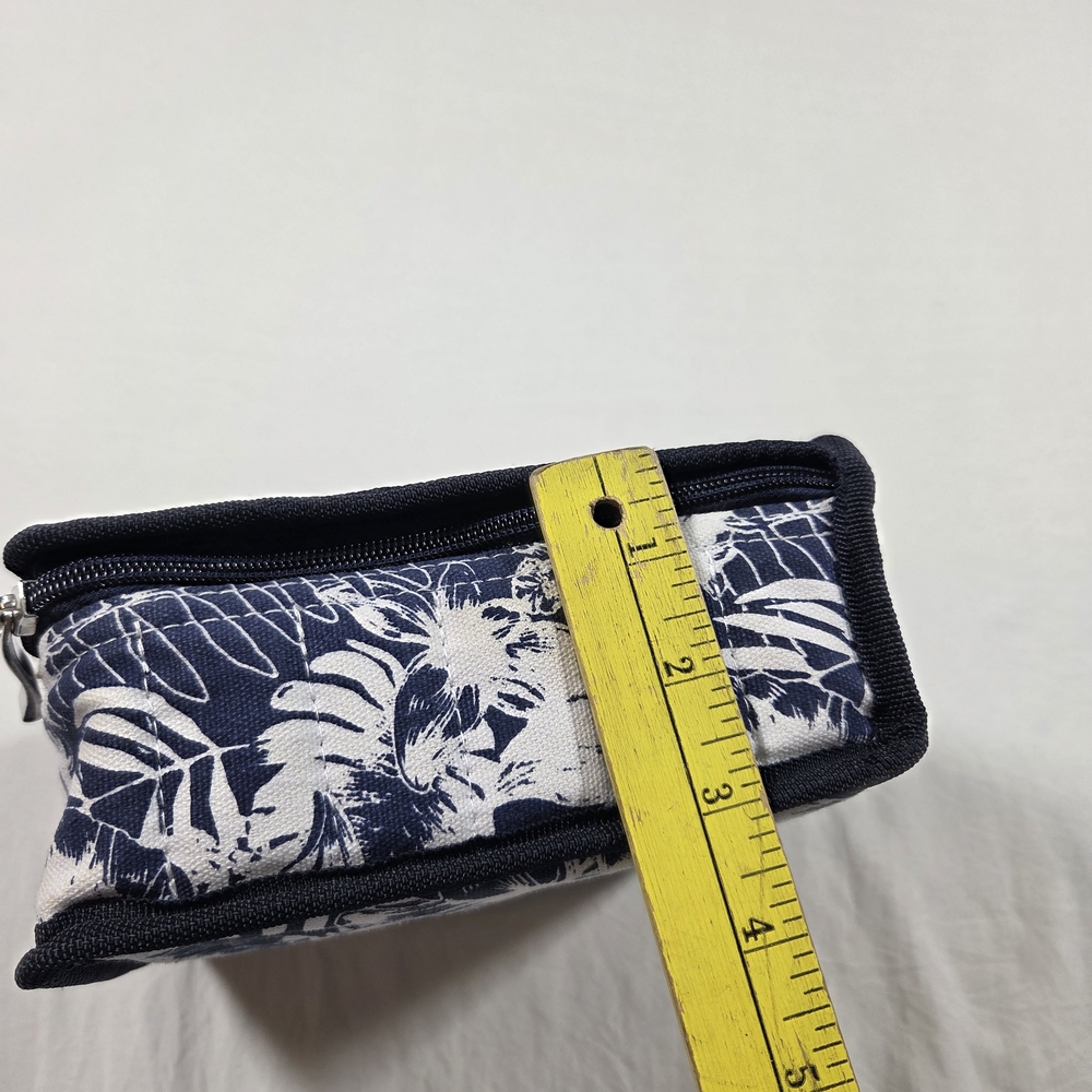 Essential Oils Storage Box Fabric Carry On Travel Blue White Floral Storage Box - Picture 6 of 9